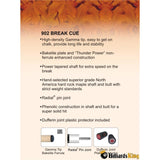 Dufferin D-902 Break Pool Cue Stick - Billiards King