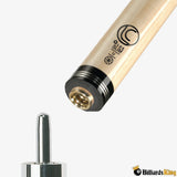 Lucasi Hybrid Uni-Loc 11.75mm Slim Shaft Triple Silver Rings HX8-UTSR - Billiards King