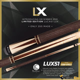 Lucasi Limited Edition LUX 51 Pool Cue Stick - Billiards King