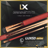 Lucasi Limited Edition LUX 53 Pool Cue Stick - Billiards King