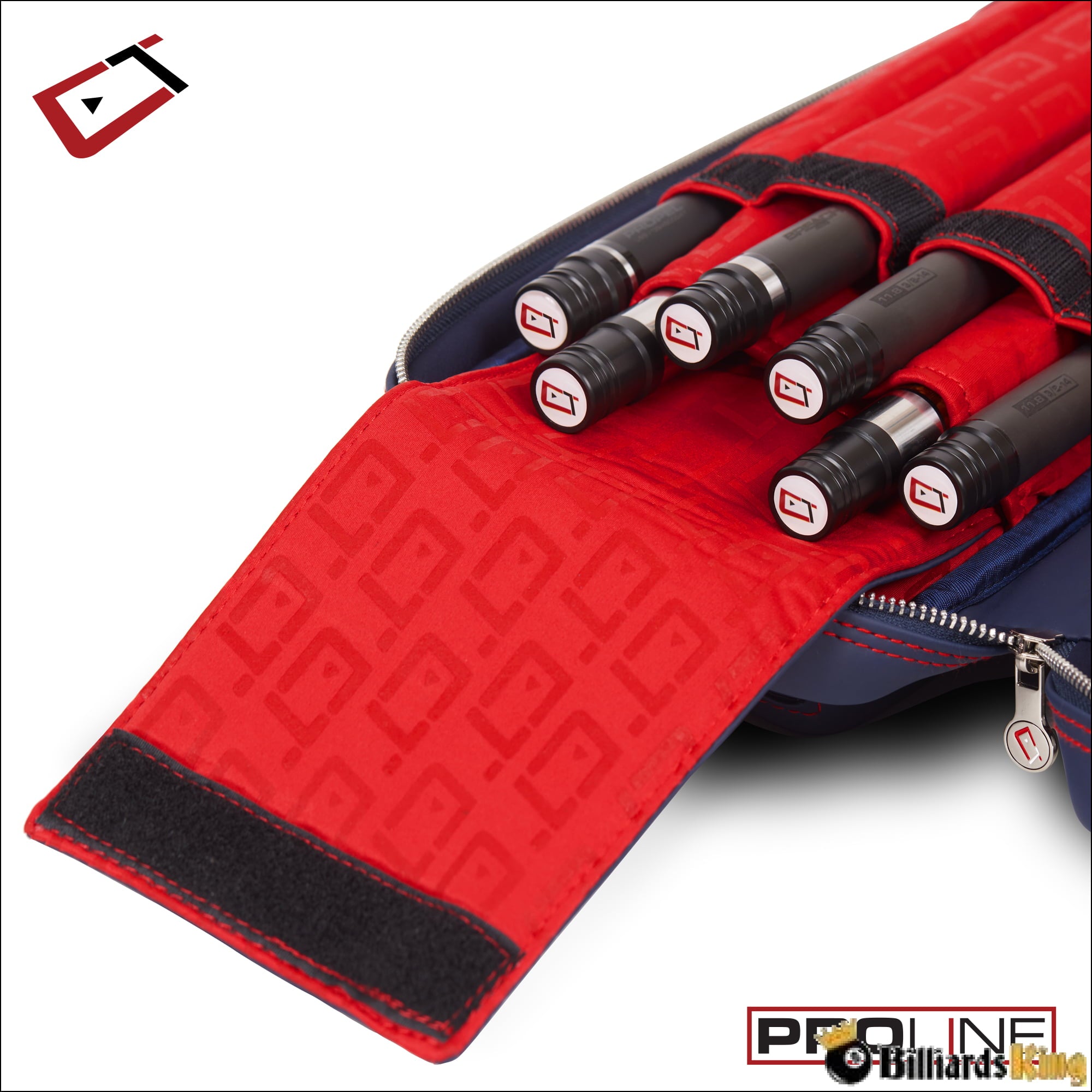 Cuetec Pro Line 2x4 2 Butt 4 Shaft Hard Pool Cue Case - Billiards King