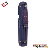 Cuetec Pro Line 4x8 4 Butt 8 Shaft Soft Pool Cue Case 95-755 Navy Blue - Billiards King