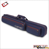 Cuetec Pro Line 4x8 4 Butt 8 Shaft Soft Pool Cue Case 95-755 Navy Blue - Billiards King