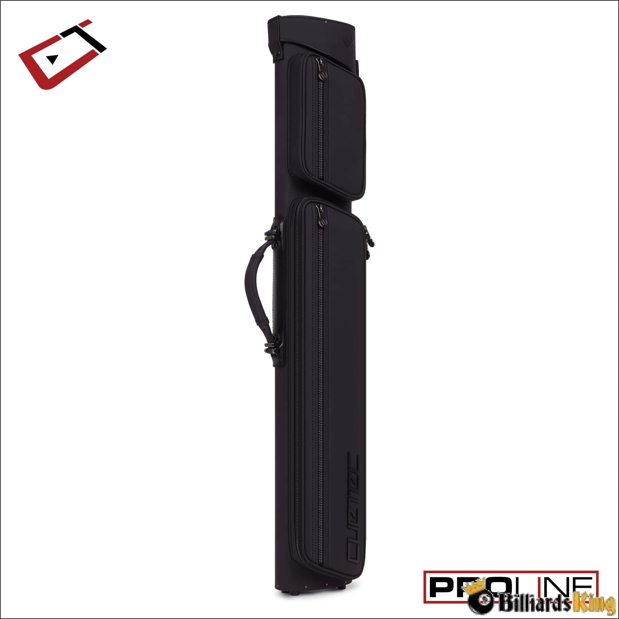 Cuetec Pro Line Black Noir 2x4 2 Butt 4 Shaft Hard Pool Cue Case