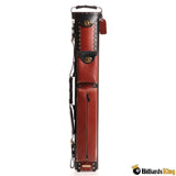 Instroke Geo 2 Butt 3 Shaft 2B/3S Black/Burgundy Hard Pool Cue Case | Billiards King