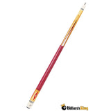 Meucci Economy Cure EC - 7 Red with Wrap Pool Cue Stick - Billiards King