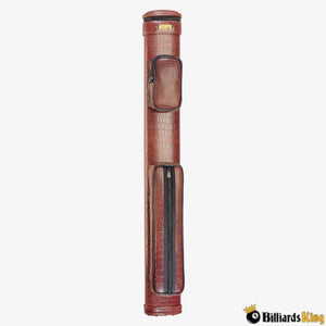 Pro Series 2 Butt 2 Shaft Croc Leatherette Hard Pool Cue Stick Case PRSE-22 - Billiards King