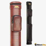 Pro Series 2 Butt 2 Shaft Croc Leatherette Hard Pool Cue Stick Case PRSE-22 - Billiards King