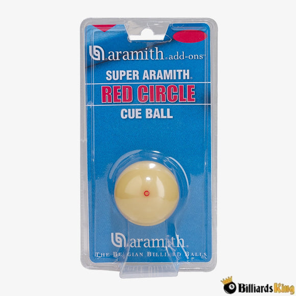 Aramith Red Circle Cue Ball - Billiards King