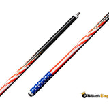 Becue Old Glory Carbon Fiber Pool Cue Stick - Billiards King