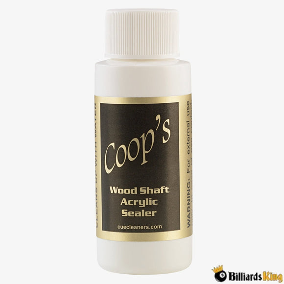 Coop’s Wood Shaft Acrylic Sealer - Billiards King