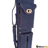 Instroke Limited Denim 2 Butt 4 Shaft 2B/4S Hard Pool Cue Case