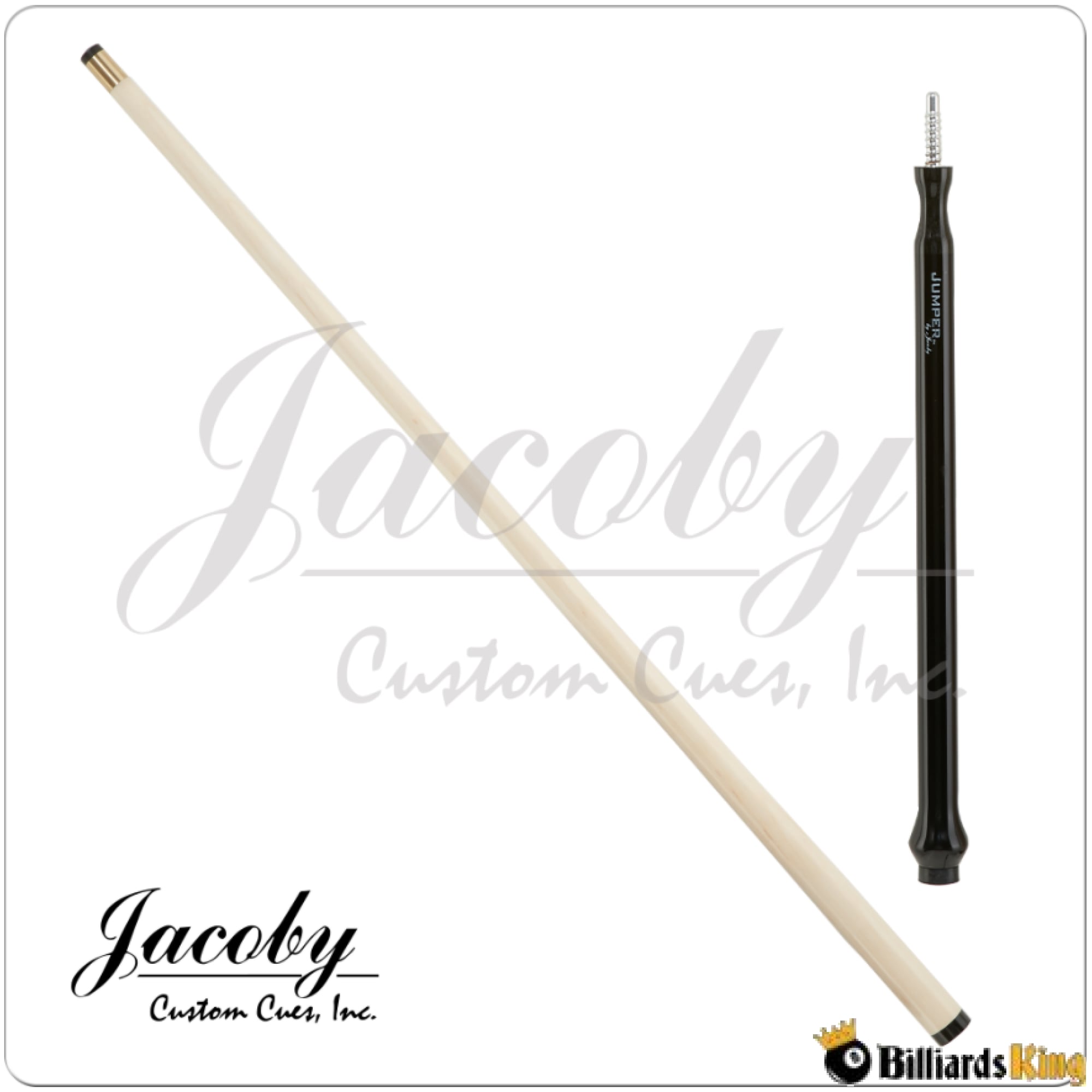 Jacoby Jumper Jump Pool Cue Stick Black - Billiards King