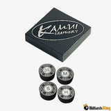 Kamui Black Leather Tip - Billiards King