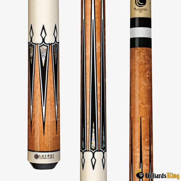 Stecca Da Biliardo - 145 Cm, Legno Massiccio, Punta 13mm, Per Principianti E Professionisti, Set 1/2 - Foto 10