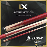 Lucasi Limited Edition LUX 47 Pool Cue Stick - Billiards King