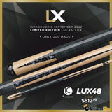 Lucasi Limited Edition LUX 48 Pool Cue Stick - Billiards King