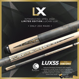 Lucasi Limited Edition LUX 55 Pool Cue Stick - Billiards King