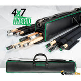 McDermott 4x7 4 Butt 7 Shaft Hybrid Hard/Soft Cue Case 75-0925 - Billiards King