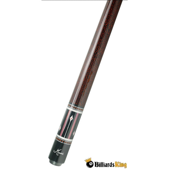 Meucci 21st Century 2 21 - 2 with Black and Red Wrap Pool Cue Stick - Billiards King