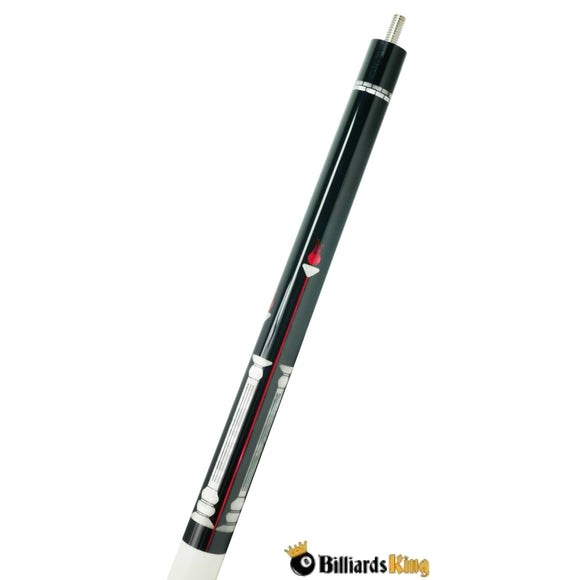 Meucci 97-31b Olympian Torch Pearl Inlays Pool Cue Stick - Billiards King