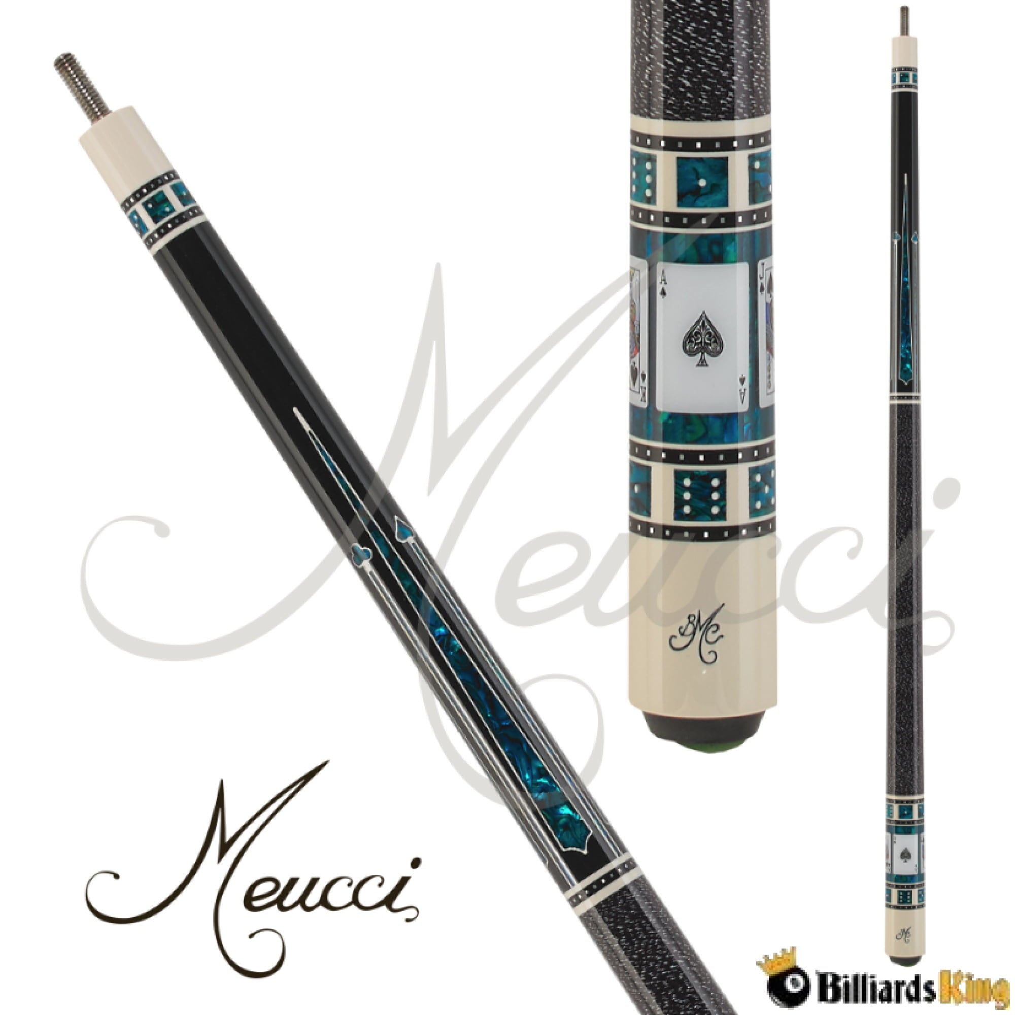 Meucci 97-31b Olympian Torch Pool Cue Stick with Carbon Pro Shaft