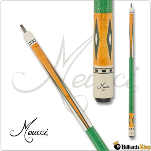 Meucci Economy Cure EC-7 Green Pool Cue Stick - Billiards King