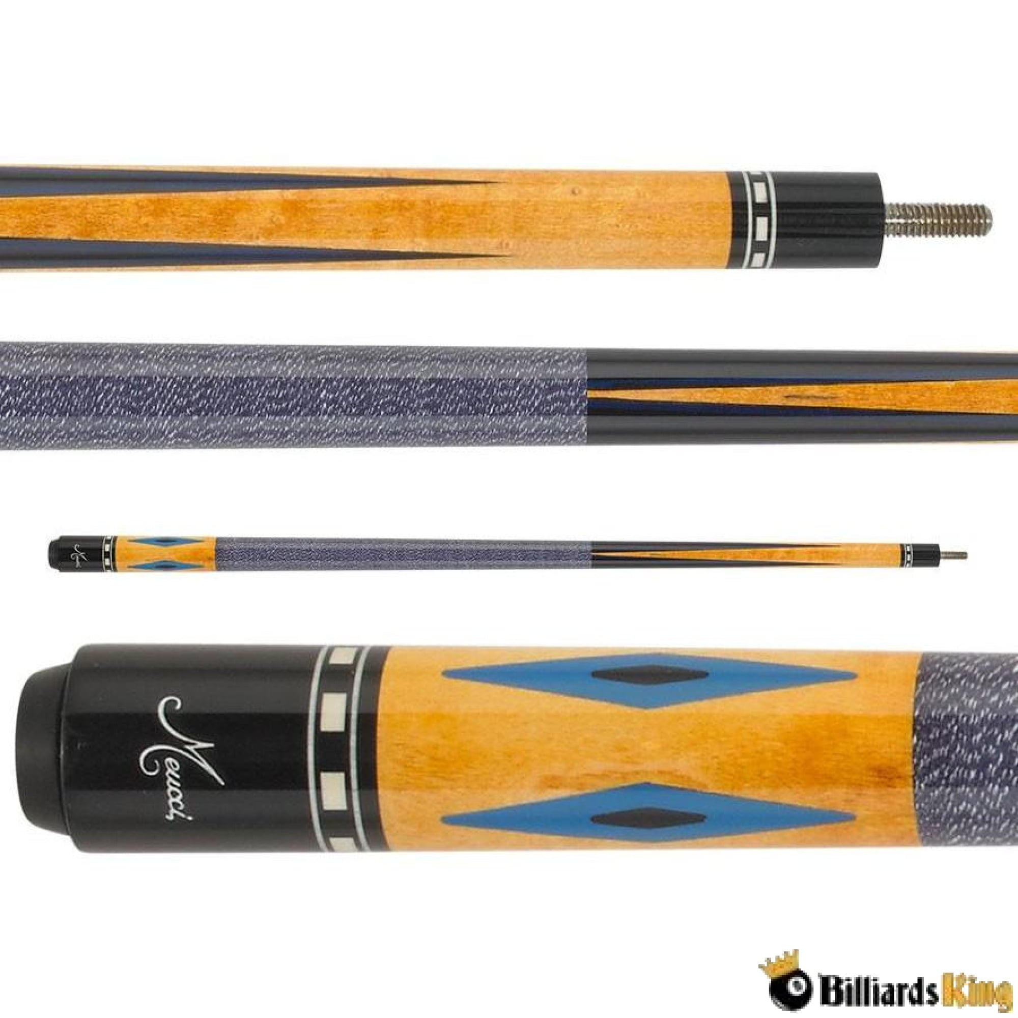 Meucci Economy Cure EC-8 Blue Pool Cue Stick - Billiards King