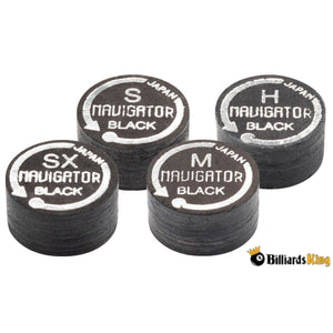Navigator Black Premium Tip - Billiards King