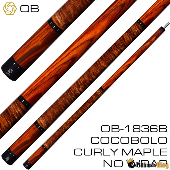 OB Cues OB-1836B Pool Cue Stick (Butt Only) | Billiards King