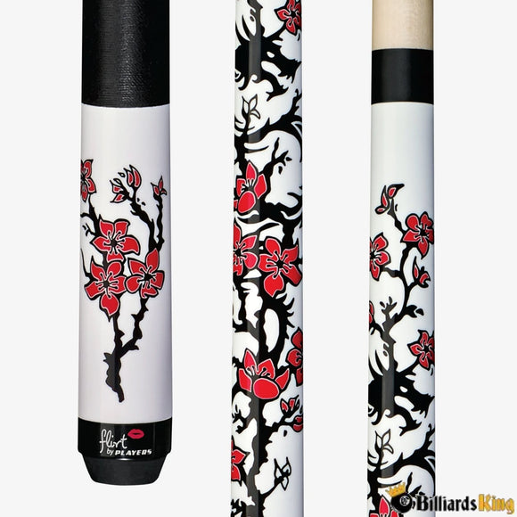 Players Flirt F-2630 Dragon & Rose Pool Cue Stick - Billiards King