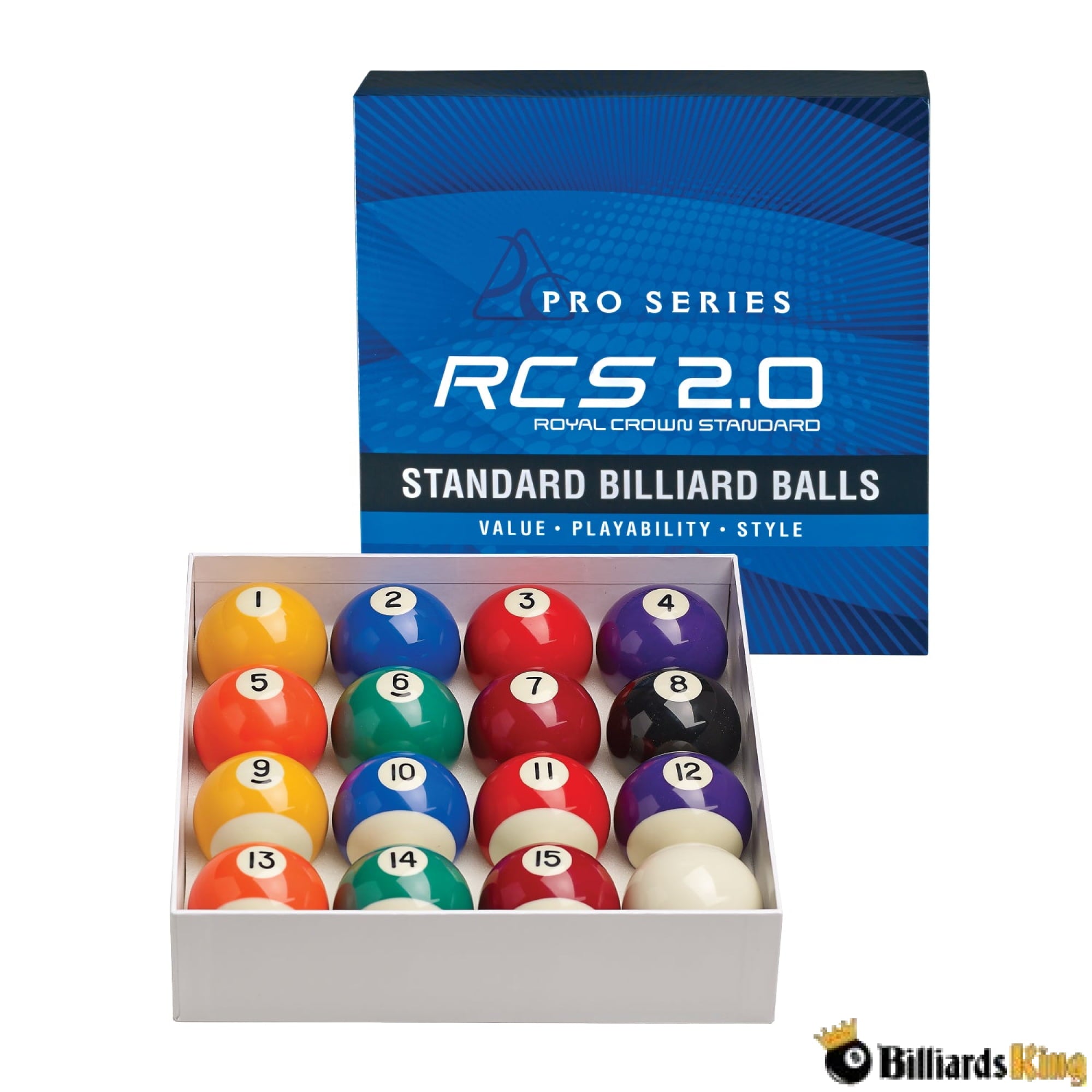 Pro Series RCS 2.0 Royal Crown Billiard Ball Set