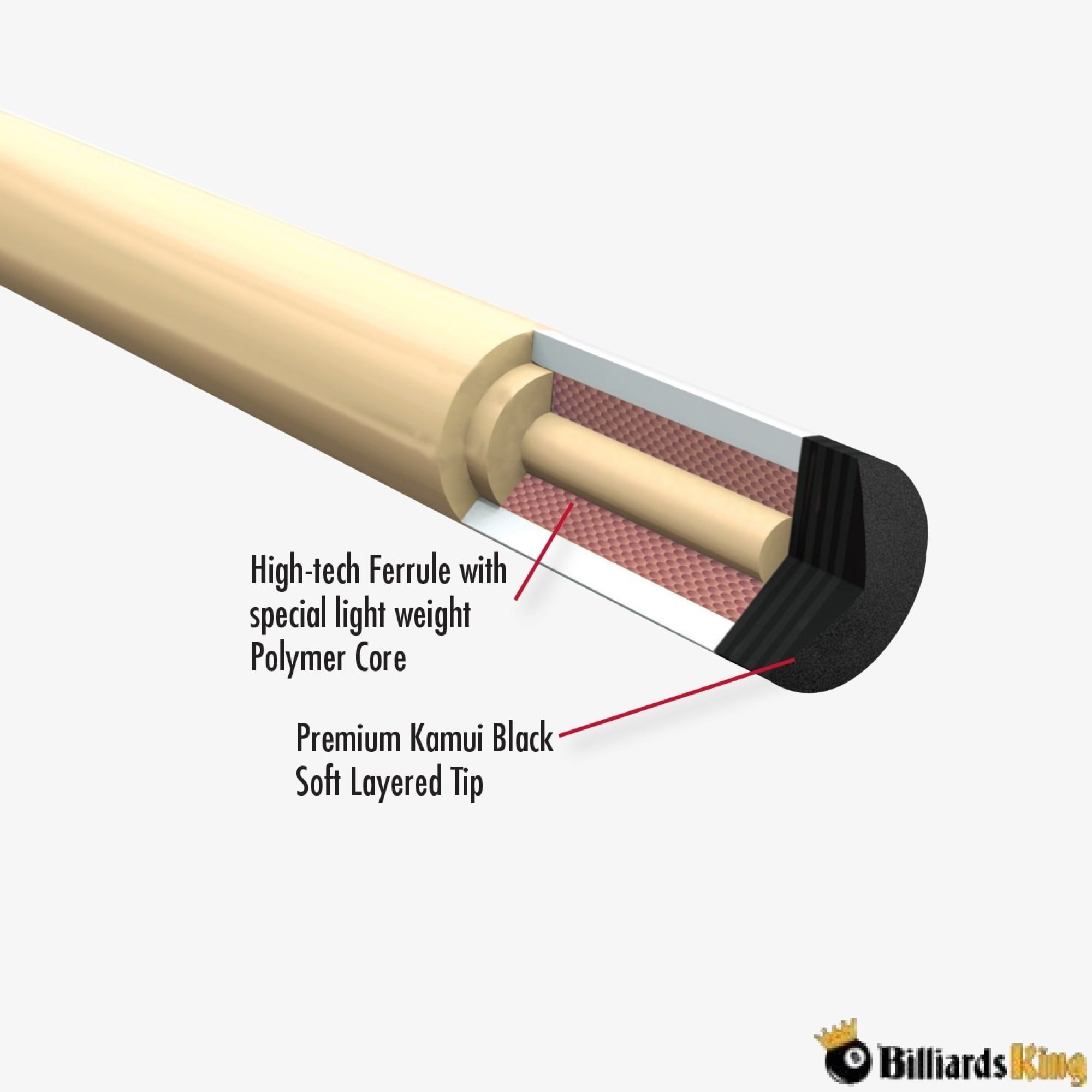 PureX HXTE6 Pool Cue Stick - Billiards King