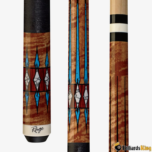 Rage RG208 Turquoise Love Pool Cue Stick - Billiards King