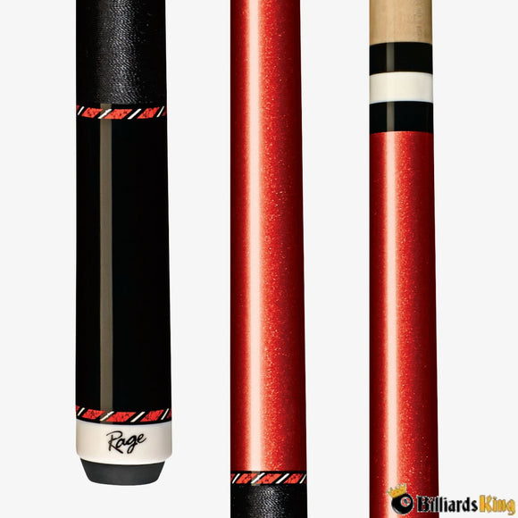 Rage RGC9 Righteous Red Pool Cue Stick - Billiards King