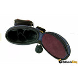 Schmelke 2x2 2 Butt 2 Shaft Blue & Maroon Hard Pool Cue Case T250 - Billiards King