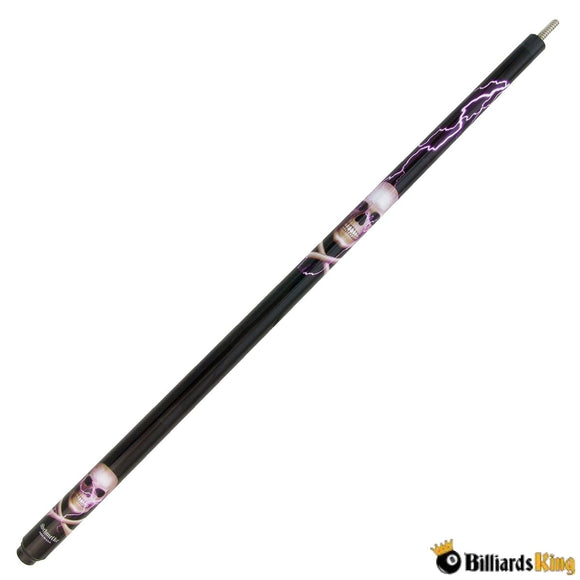 Schmelke D060 Skull and Bones Pool Cue Stick - Billiards King