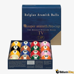Super Aramith Pro TV Pool Ball Set - Billiards King