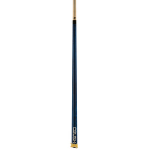 Viking Crush Wrapless Blue Break Pool Cue Stick - Billiards King