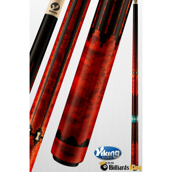Viking Elite TF-MS Two Feather Limited Edition Pool Cue Stick - Billiards King